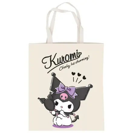 Hello Kitty Kuromi Charming Canvas Tote Bag, Shopping Bag 44 cm product photo