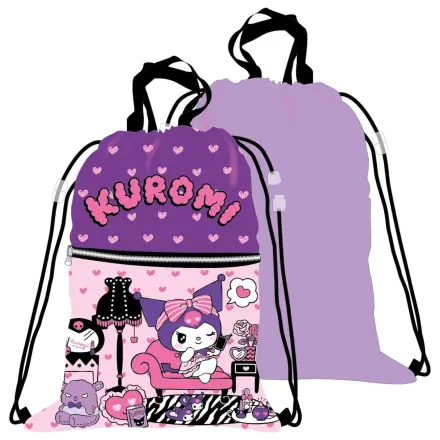 Hello Kitty Kuromi Deluxe Gym Bag, Drawstring Bag 45 cm product photo