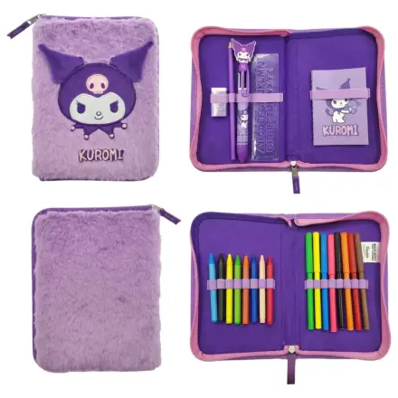 Hello Kitty Kuromi double pencil case product photo
