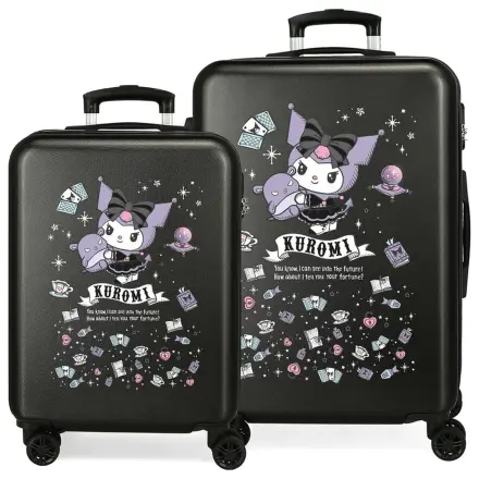 Hello Kitty Kuromi Fortune Telling ABS 2-piece trolley suitcase set 55/65cm product photo