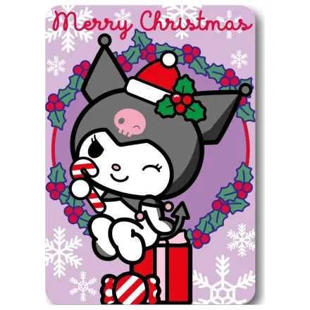 Hello Kitty Kuromi Christmas Fleece Blanket product photo