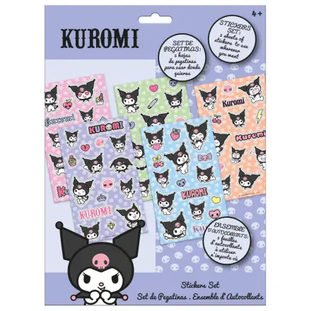 Hello Kitty and Kuromi Sticker Set, 5 Sheets product photo