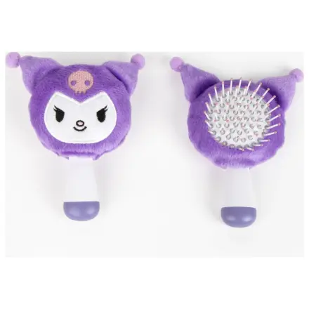 Hello Kitty Kuromi Mini Plush Hair Brush, Comb 13 cm product photo