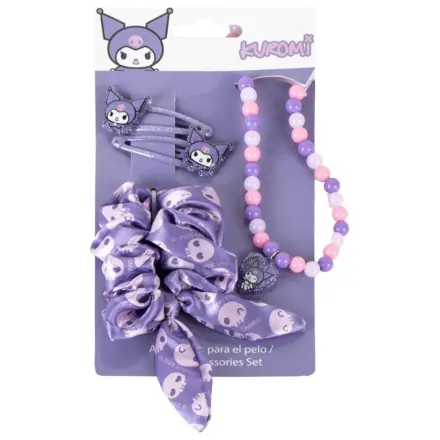 Hello Kitty Kuromi Necklace and Hair Accessory Set product photo