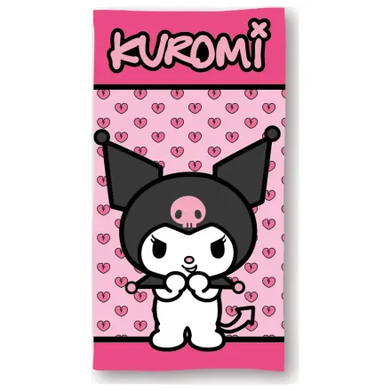 Hello Kitty Kuromi Pink Bath Towel, Beach Towel product photo