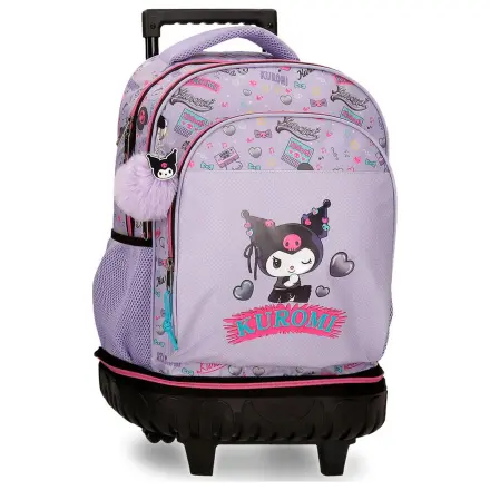 Hello Kitty Kuromi Retropop extraible compact trolley 43cm product photo