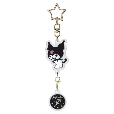 Hello Kitty Kuromi Sagittarius Astrological Symbol Keychain product photo