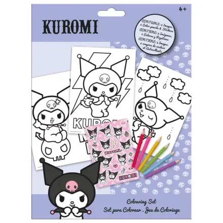 Hello Kitty Kuromi Coloring Set with Stickers product photo
