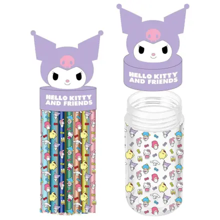 Hello Kitty Kuromi pot pencil case product photo