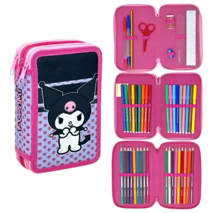 Hello Kitty Kuromi Filled 3-Story Pencil Case product photo