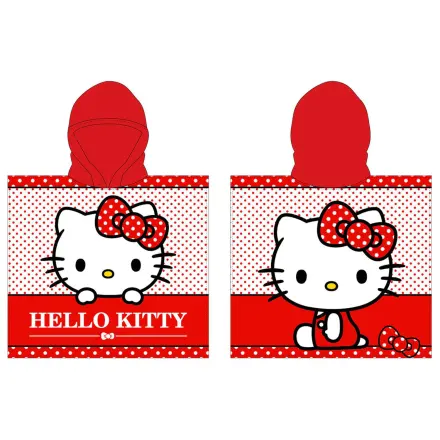 Hello Kitty microfibre poncho towel product photo