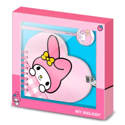 Hello Kitty My Melody diary + pen set termékfotója