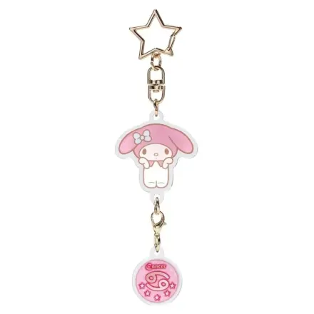 Hello Kitty My Melody Cancer Astrological Symbol Keychain product photo