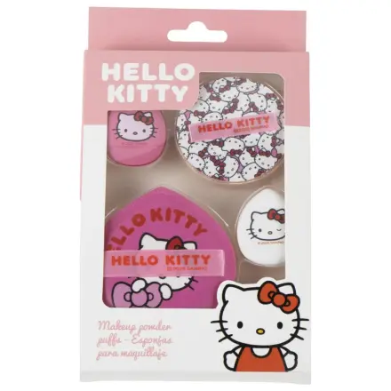 Hello Kitty Pink Makeup Sponge Set 4 pieces product photo