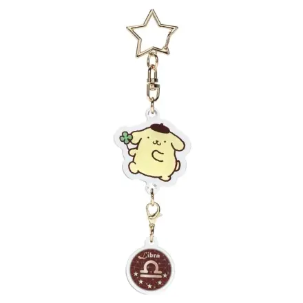 Hello Kitty Pompompurin Libra Astrological Symbol Keychain product photo