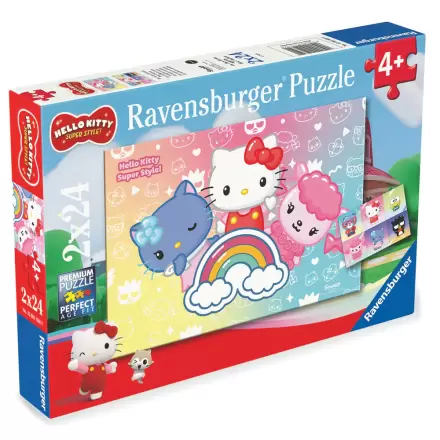 Hello Kitty puzzle 2x24pcs product photo