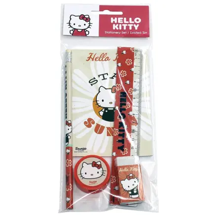 Hello Kitty Stay Sunny Stationery Set 5 Pieces product photo