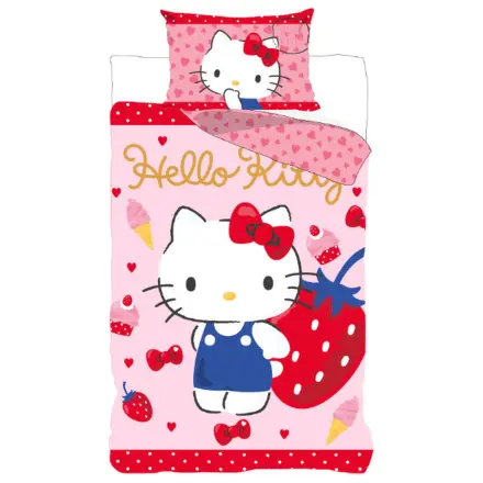 Hello Kitty Strawberry Duvet Cover product photo