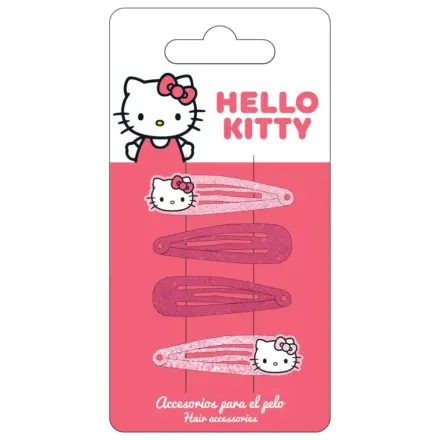 Hello Kitty Sweet Hair Clip Set 4 Pcs product photo