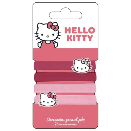Hello Kitty Sweet Hair Ties Set 4 Pieces product photo