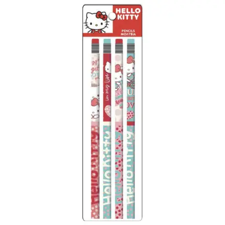 Hello Kitty Sweetheart pencil 4-piece set product photo
