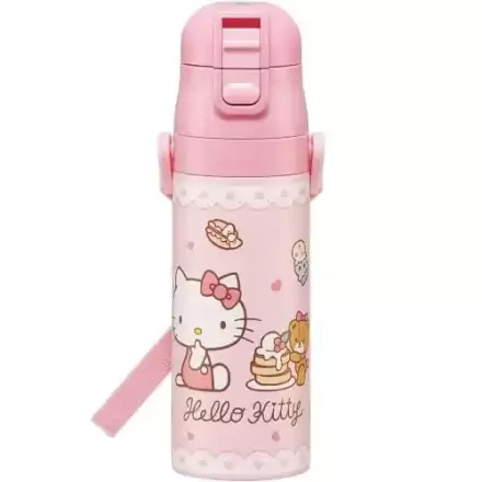 Hello Kitty Water Bottle double opening Sweety rose 470 ml product photo