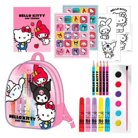 Hello Kitty backpack stationery set termékfotója