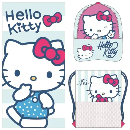 Hello Kitty Towel, Bag and Cap set product photo