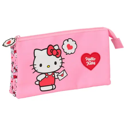 Hello Kitty triple pencil case product photo