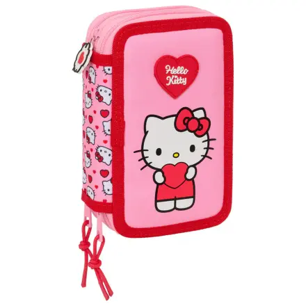 Hello Kitty triple pencil case 37pcs product photo