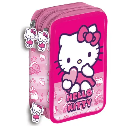 Hello Kitty triple pencil case product photo