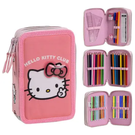 Hello Kitty triple pencil case product photo