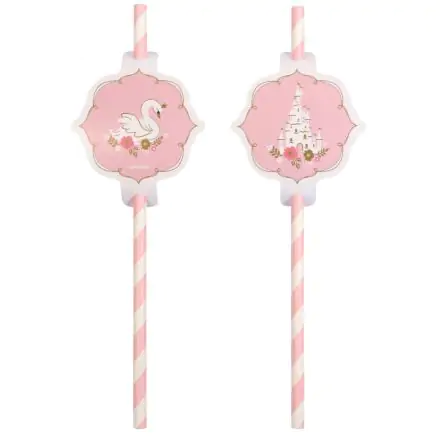 Princesses Paper Straws, 8-piece set product photo