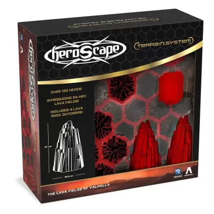 Heroscape Terrain Expansion The Lava Fields of Valhalla *English Version* product photo