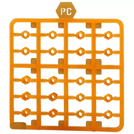 Hexa Gear Plastic Model Kit Accessory Set 1/24 Ex Unit 002 Hexa G-R.A.M Orange Ver. termékfotója