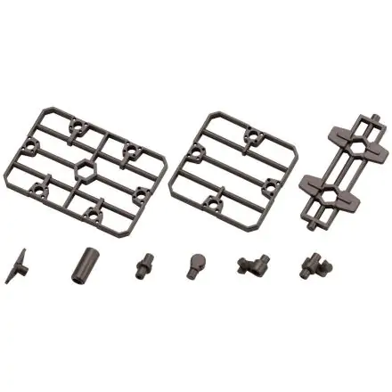 Hexa Gear Plastic Model Kit Expansion Pack 1/24 Block Base 07 Fence Plate Option 5 cm product photo