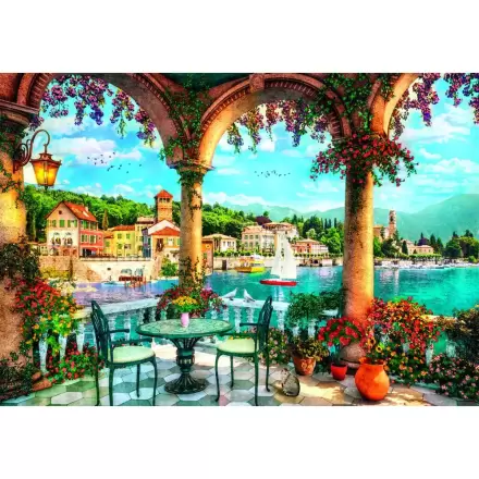 High Quality Balcony view of Lake Como puzzle 1000pcs termékfotója