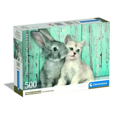 High Quality Cat & Bunny puzzle 500pcs termékfotója