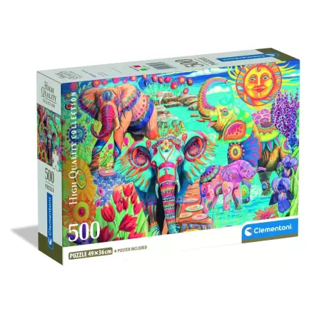 High Quality Elephants’ Carnival puzzle 500pcs termékfotója