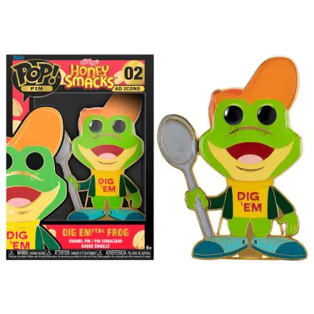 Honey Smacks POP! Enamel Pin Dig'em Frog 10 cm product photo