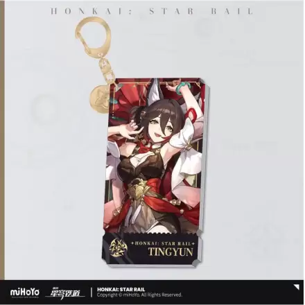 Honkai: Star Rail Character Acrylic Keychain Tingyun 9 cm termékfotója