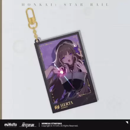 Honkai: Star Rail Countdown Departure Series Acrylic Keychain Herta Glitter 9 cm product photo
