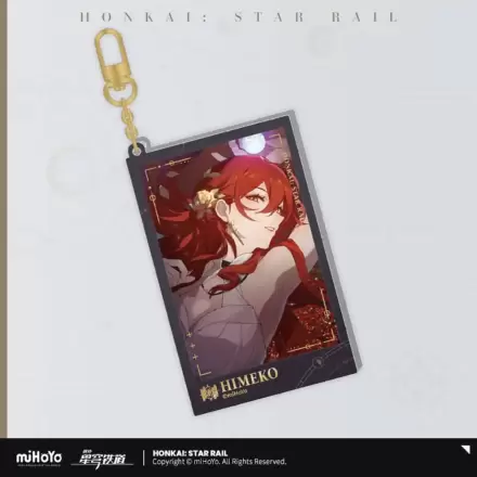 Honkai: Star Rail Countdown Departure Series Acrylic Keychain Himeko Glitter 9 cm product photo