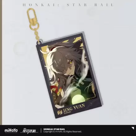 Honkai: Star Rail Countdown Departure Series Acrylic Keychain Jing Yuan Glitter 9 cm product photo