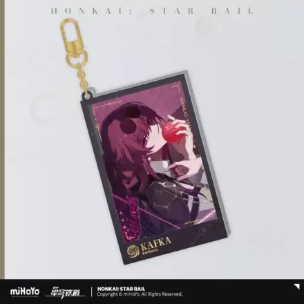 Honkai: Star Rail Countdown Departure Series Acrylic Keychain Kafka Glitter 9 cm product photo