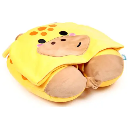 Hoodeazzz Raffi The Giraffe hooded travel pillow product photo