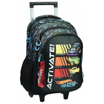 Hot Wheels Activate Wheeled School Bag, 46 cm product photo