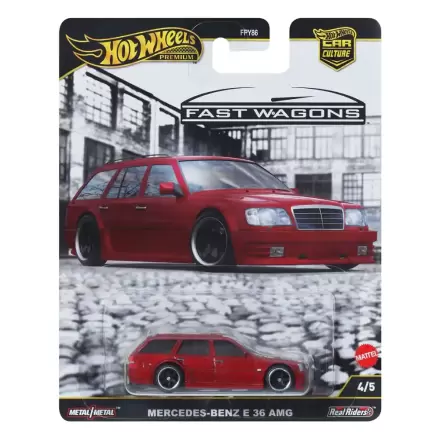 Hot Wheels Premium Car Culture Diecast Vehicle 1/64 Mercedes-Benz E 36 AMG product photo