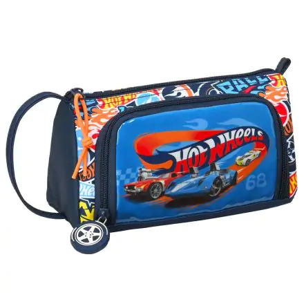 Hot Wheels Challenge filled pencil case with drop-down pocket product photo