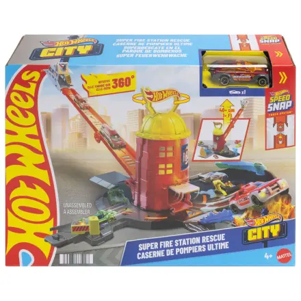 Hot Wheels City Fire Station playset product photo